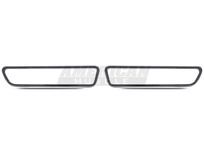Speedform Quarter Light Trim; Chrome (05-09 Mustang)