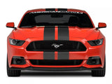 SEC10 Lemans Stripes; Matte Black; 8-Inch (15-23 Mustang)