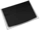 SEC10 Rear Decklid Accent Decal; Matte Black (10-14 Mustang)