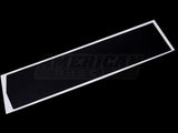 SEC10 Hood Stripe; Matte Black (05-09 Mustang GT, V6)