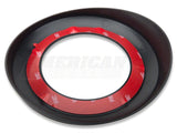 MMD Trunk Emblem Surround; Matte Black (10-12 Mustang)