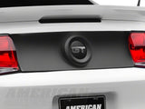 MMD Trunk Emblem Surround; Matte Black (10-12 Mustang)