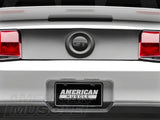 MMD Trunk Emblem Surround; Matte Black (10-12 Mustang)