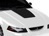 SEC10 Hood Decal; Matte Black (99-01 Mustang Cobra; 03-04 Mustang V6)