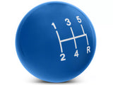 Speedform Modern Billet Retro Style 5-Speed Shift Knob; Blue (05-10 Mustang Gt, V6)