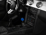 Speedform Modern Billet Retro Style 5-Speed Shift Knob; Blue (05-10 Mustang Gt, V6)