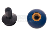 SpeedForm Modern Billet Retro Style 6-Speed Shift Knob; Blue (11-14 Mustang GT, V6)
