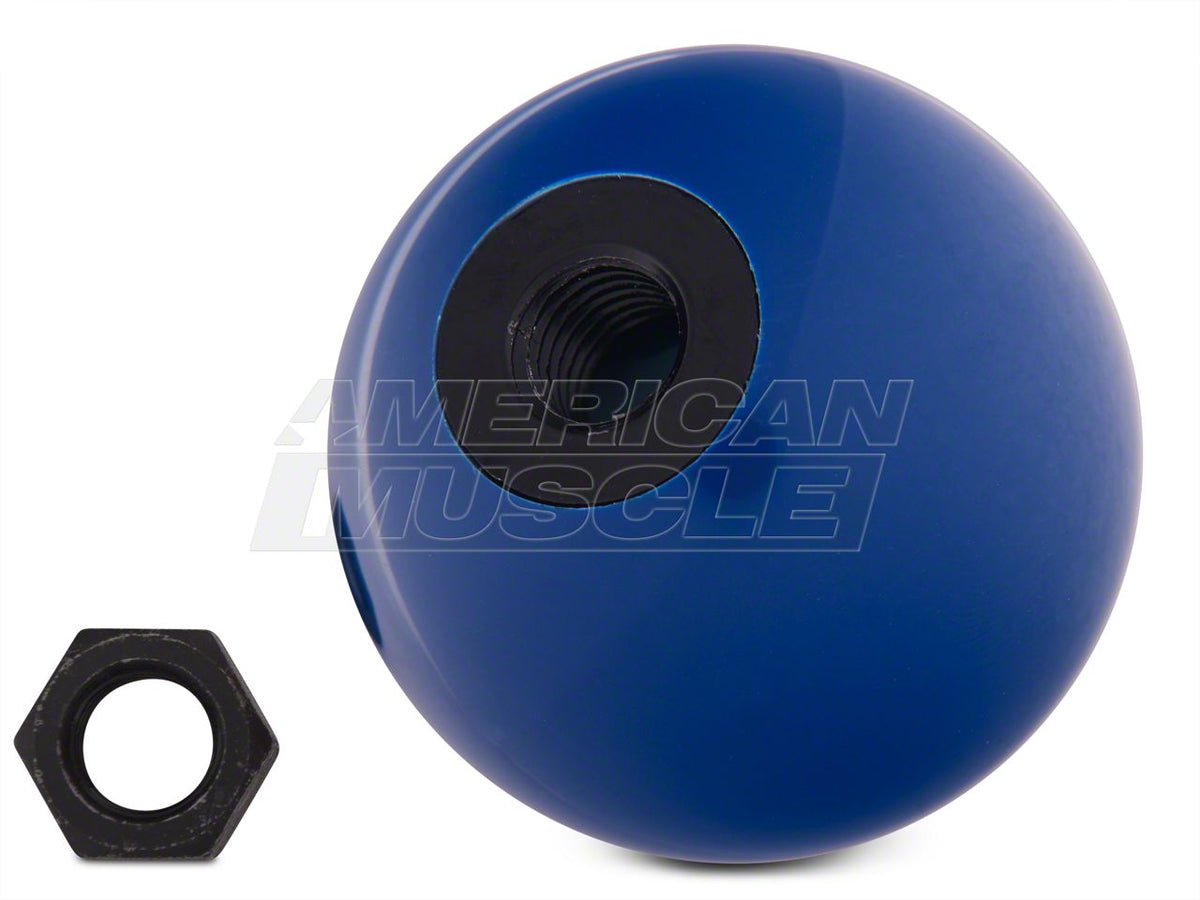Speedform Modern Billet Retro Style 5-Speed Shift Knob; Blue (79-04 Mustang, Excluding 03-04 Cobra)