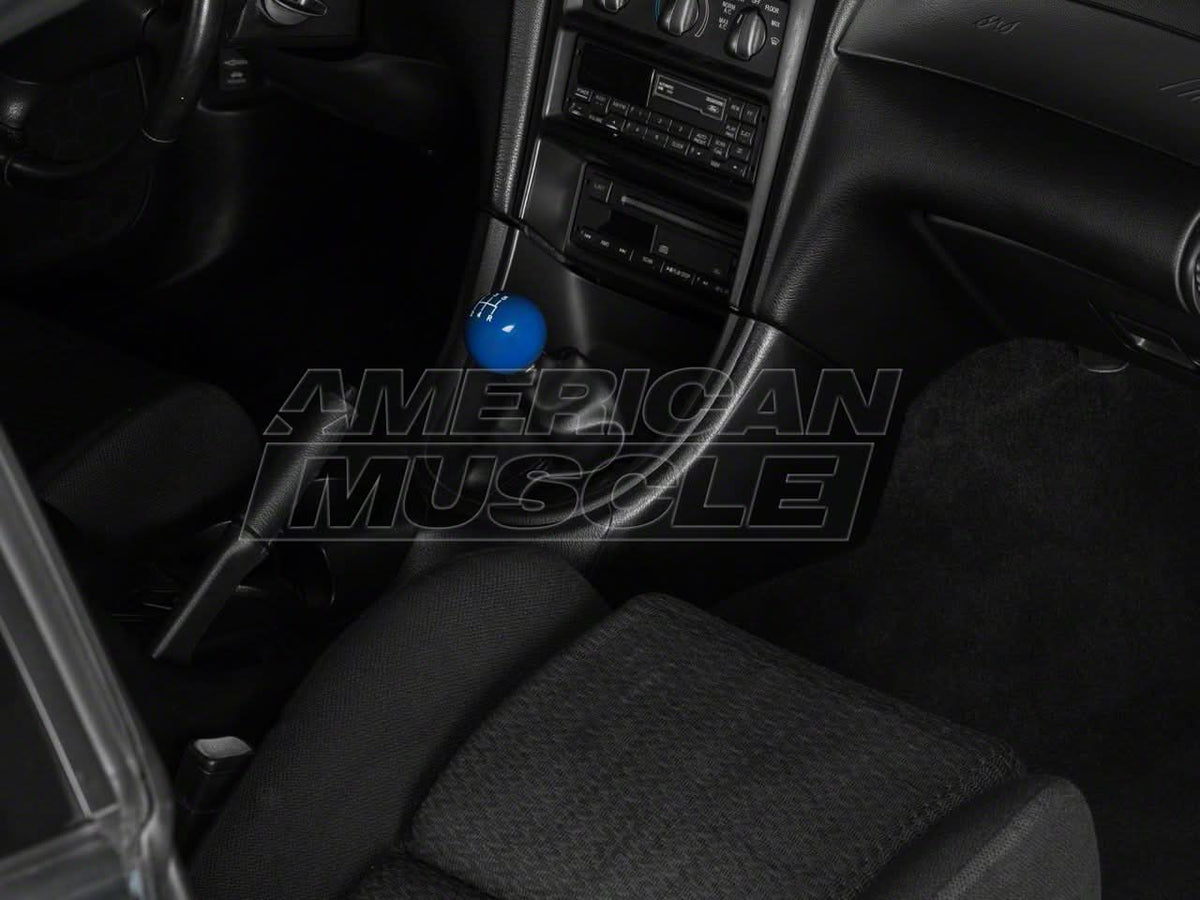 Speedform Modern Billet Retro Style 5-Speed Shift Knob; Blue (79-04 Mustang, Excluding 03-04 Cobra)