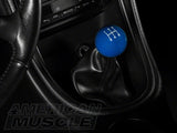 Speedform Modern Billet Retro Style 5-Speed Shift Knob; Blue (79-04 Mustang, Excluding 03-04 Cobra)