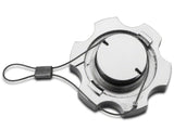 SpeedForm Modern Billet Power Steering Cap; Chrome (96-04 V8 Mustang)