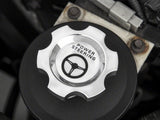SpeedForm Modern Billet Power Steering Cap; Chrome (96-04 V8 Mustang)