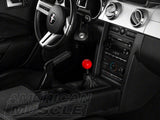 Speedform Modern Billet Retro Style 5-Speed Shift Knob; Red (05-10 Mustang Gt, V6)
