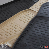 2003-2014 Volvo XC90 1.gen 5-Seats Floor Mats Liners Full Set All Weather 5 Seats Black
