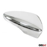 2012-2014 VW Passat B7 Side Mirror Cover Caps Stainless Steel Silver 2 Pcs