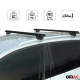 2020-2026 BMW X6 G06 Roof Rack Cross Bars Luggage Lbs Black 2 Pcs