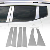 2017-2022 Honda CR-V Window B Pillar Posts Door Trim Cover Stainless Steel Silver 6x