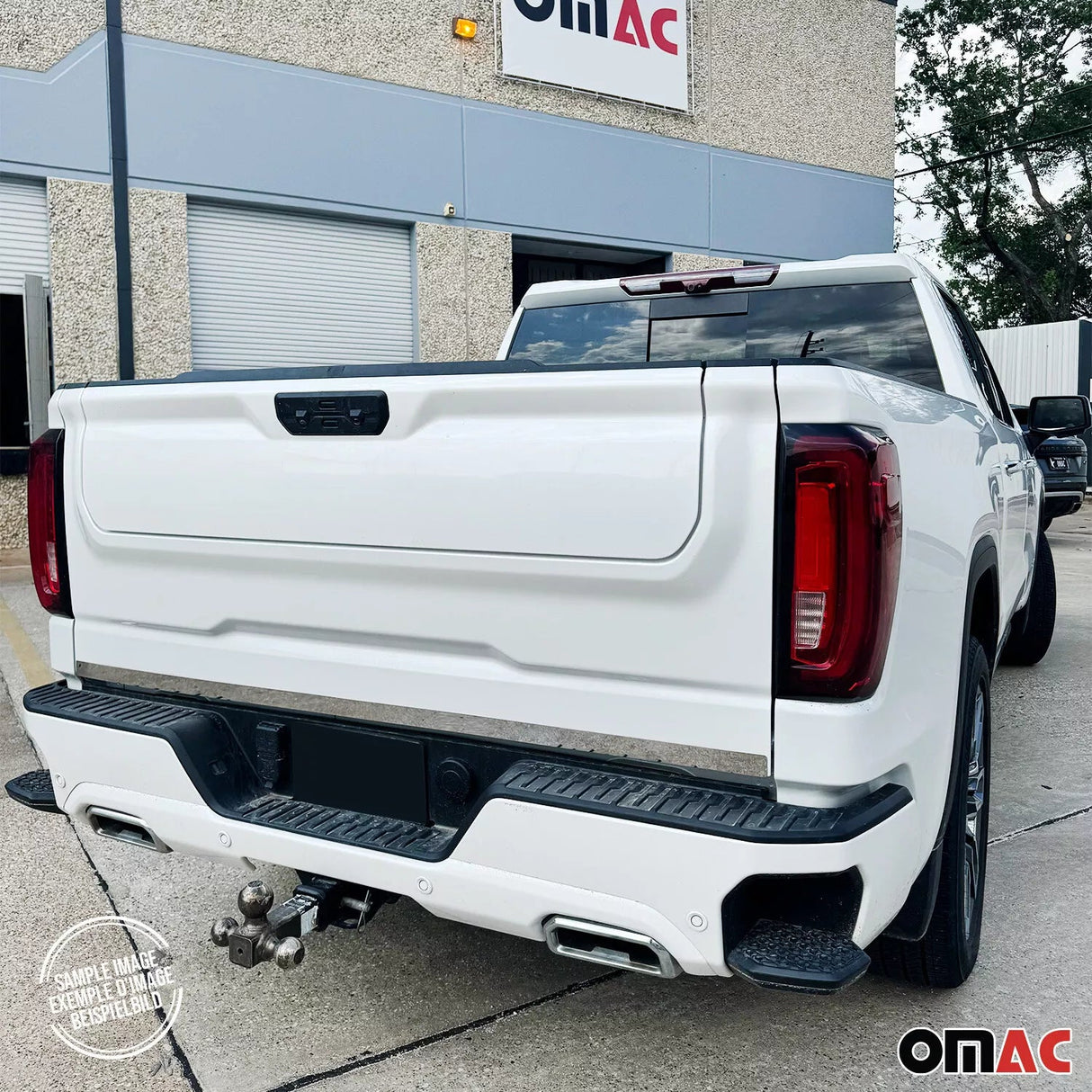 2014-2019 GMC Sierra 1500/2500/3500 HD Rear Trunk Molding Trim Stainless Steel Silver 1Pc
