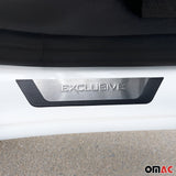 2015-2021 VW Golf Mk7 Door Sill Scuff Plate Scratch Protector Exclusive Brushed Stainless Steel 4Pcs