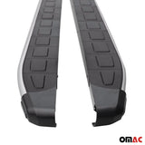 2011-2017 BMW X3 F25 Running Boards Side Steps Silver & Black