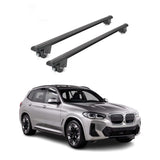 2021-2026 BMW iX3 G08 Roof Rack Cross Bars Luggage Lbs Black 2 Pcs