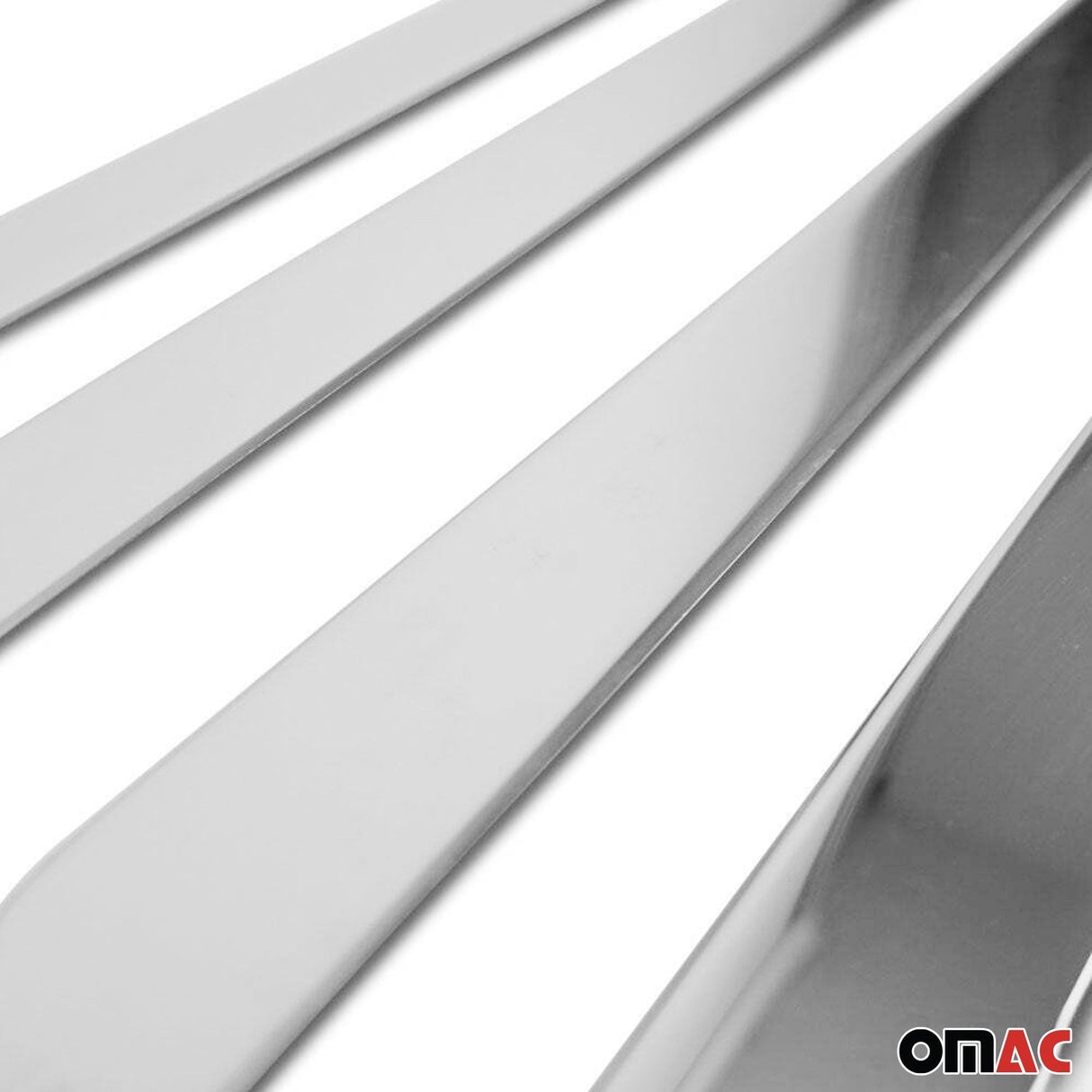 2011-2024 Mitsubishi Outlander Sport Side Door Molding Trim Skirt Garnish Stainless Steel Gloss 4Pcs