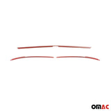 2018-2024 VW Tiguan Fog Light Headlight Lamp Surround Trim Silver 3 Pcs