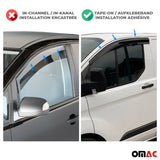 2023-2026 RAM ProMaster Window Visor Vent Rain Deflector 2Pcs Smoke