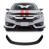 2016-2021 Honda Civic Front Bug Shield Hood Deflector 1 Pc Smoke