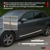 2012-2015 Honda Civic Sedan Side Door Molding Trim Skirt Garnish Stainless Steel Gloss 4Pcs