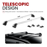 2021-2026 BMW iX3 G08 Roof Rack Cross Bars Carrier Silver