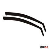 2016-2022 BMW X1 F48 Window Visor Vent Rain Deflector 2Pcs Smoke