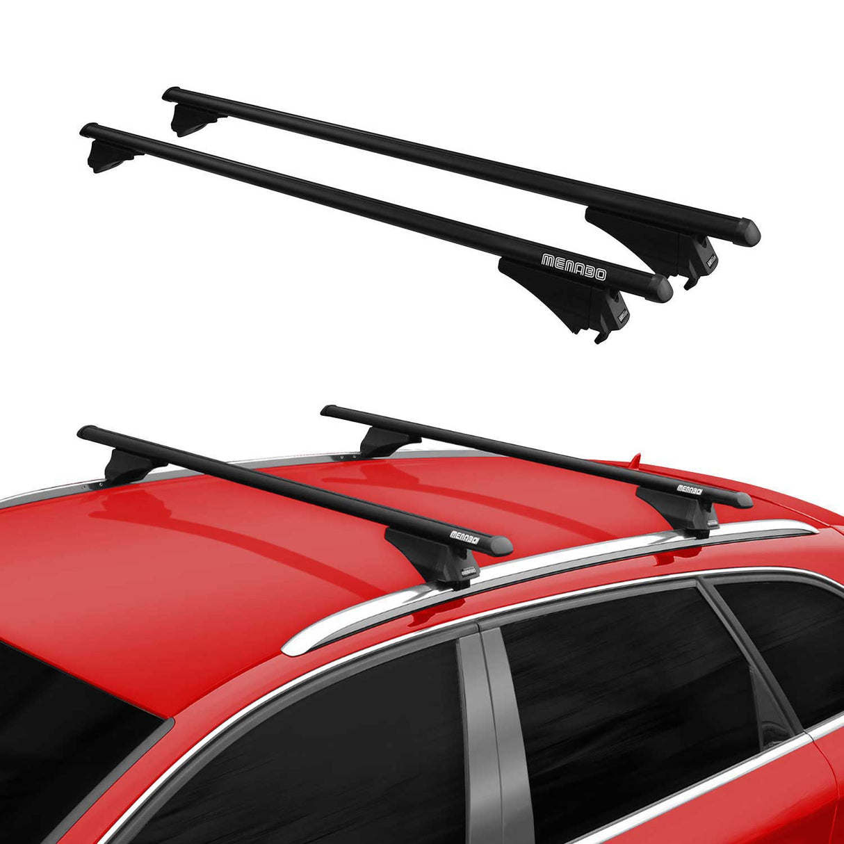 2024-2026 BMW X3 G45 Roof Rack Cross Bars Black