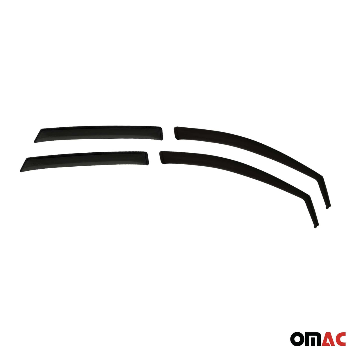 2004-2011 BMW 3 Series E90 Sedan Window Visor Vent Rain Deflector 4Pcs Smoke