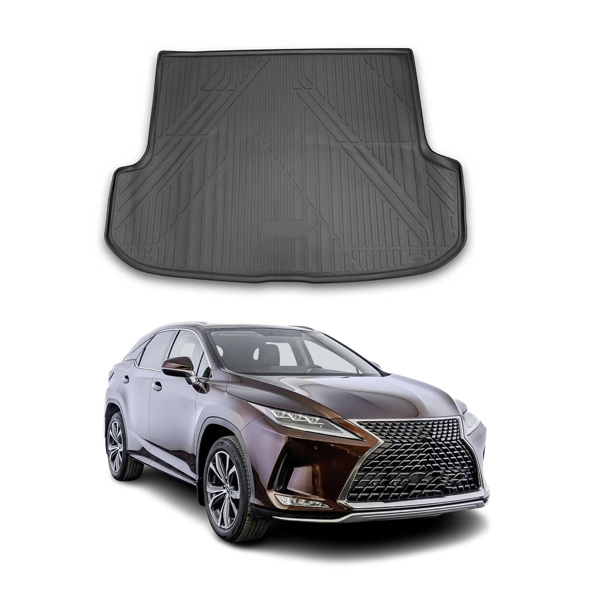 2016-2022 Lexus RX350 RX450h Cargo Liner Trunk Mat All Weather Black