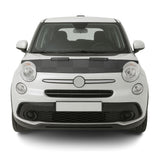 2014-2020 Fiat 500L Car Bonnet Mask Hood Bra Black Chequered 1 Pc