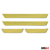 2015-2021 VW Golf Mk7 Door Sill Scuff Plate Scratch Protector Exclusive Brushed Stainless Steel 4Pcs