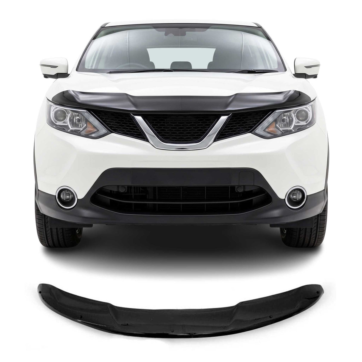 2017-2020 Nissan Rogue Sport Front Bug Shield Hood Deflector 1 Pc Smoke