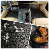 2004-2026 BMW X3 Universal Floor Mats & Cargo Liner Rubber TPE Black 6 Pcs