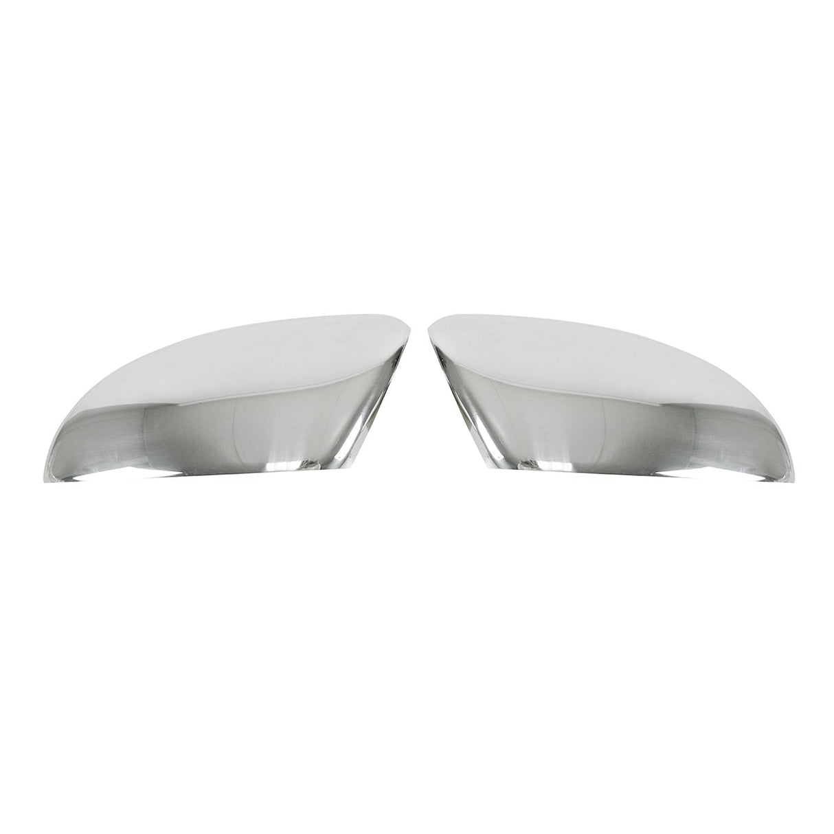 2012-2014 VW Passat B7 Side Mirror Cover Caps Stainless Steel Silver 2 Pcs