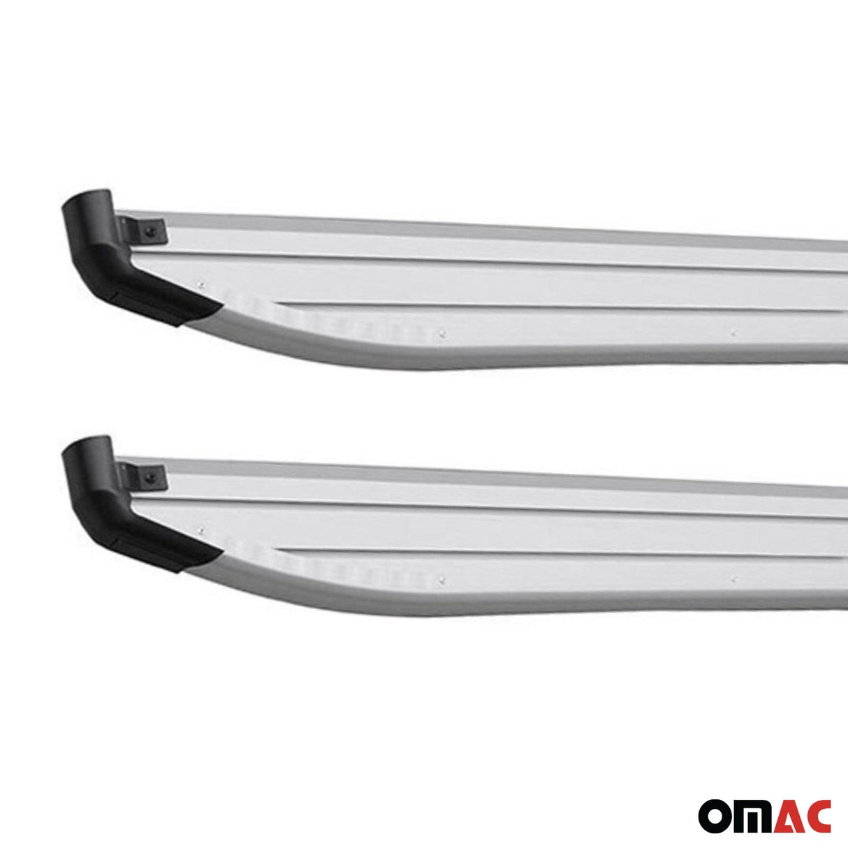 2011-2017 BMW X3 F25 Running Boards Side Steps Silver & Black