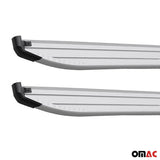 2011-2017 BMW X3 F25 Running Boards Side Steps Silver & Black
