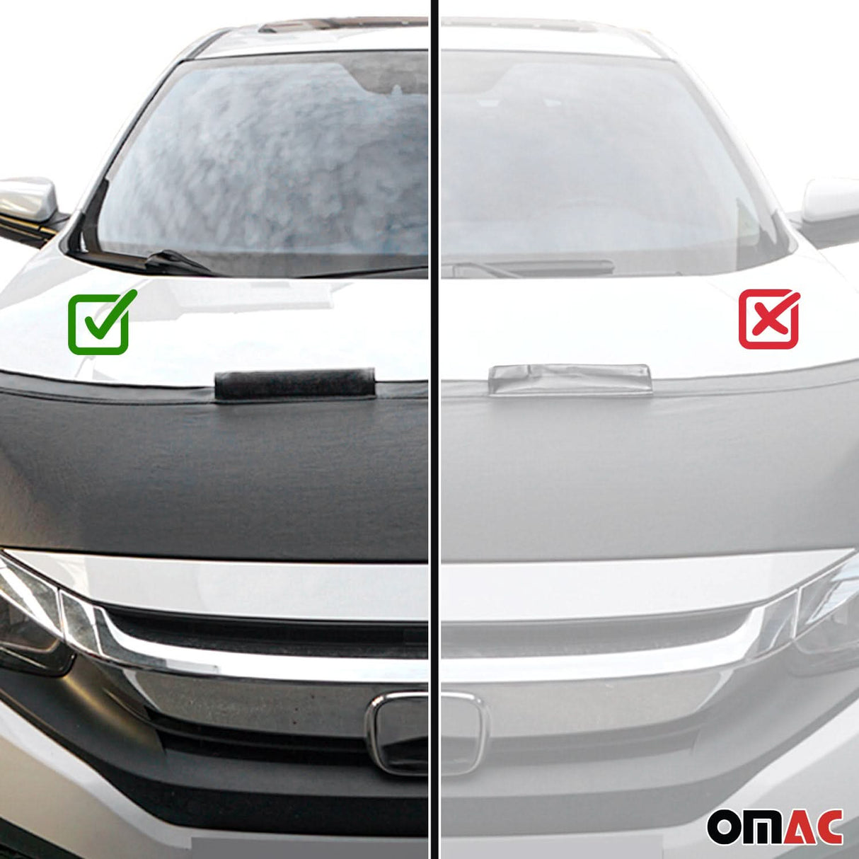 2013-2016 Buick Encore Car Bonnet Mask Hood Bra Black 1 Pc