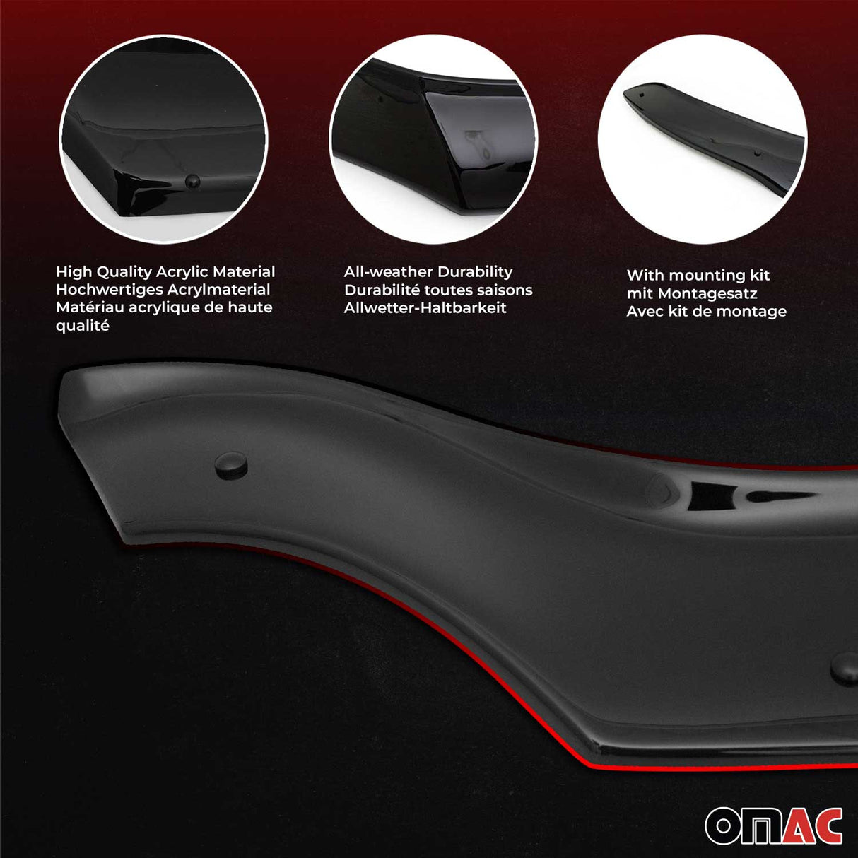 2003-2006 Volvo XC90 Front Bug Shield Hood Deflector 1 Pc Smoke