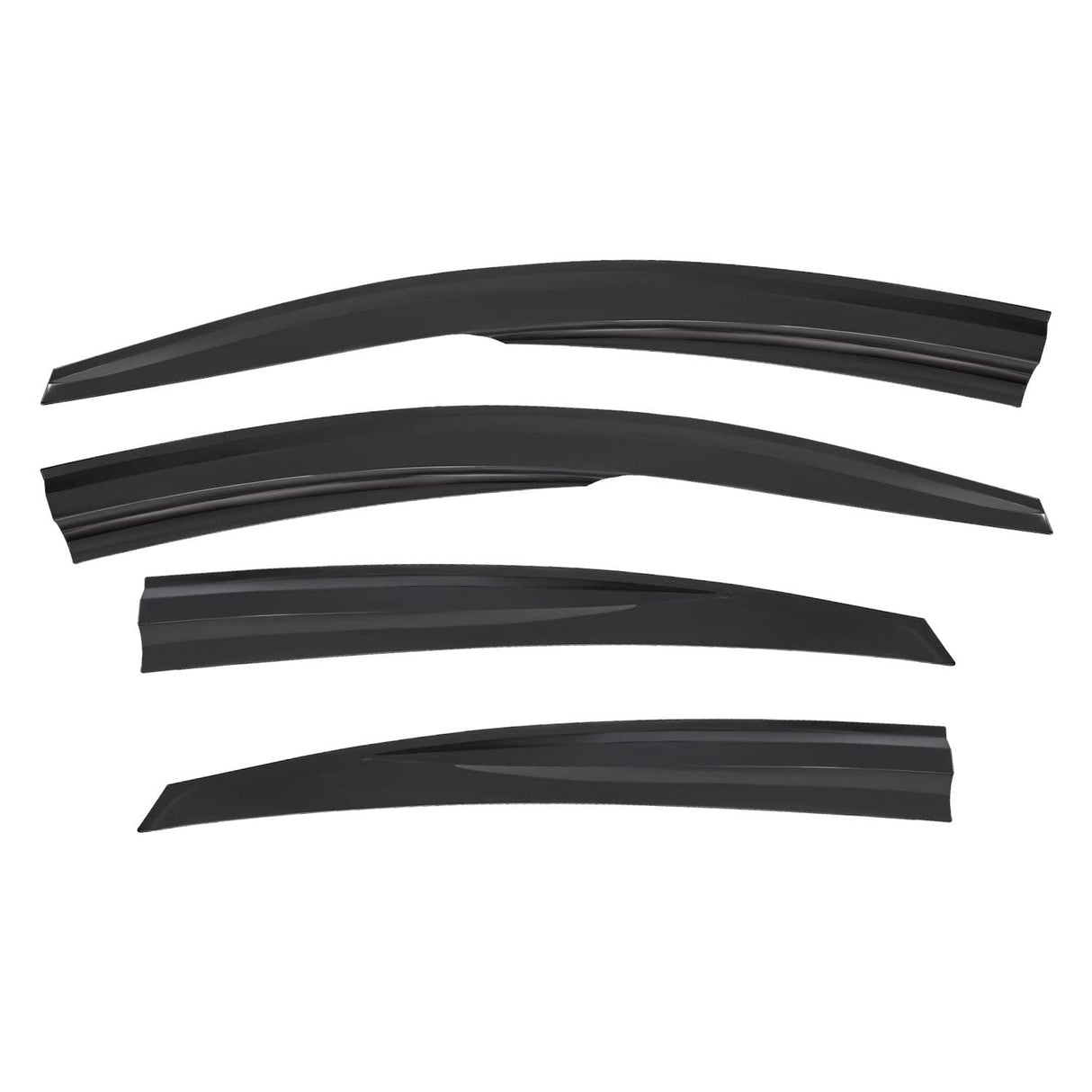 2012-2017 Hyundai Accent Window Visor Vent Rain Deflector 4Pcs Smoke