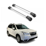 2014-2018 Subaru Forester IV Roof Rack Cross Bars Silver