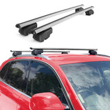 2016-2022 BMW X1 F48 Roof Rack Cross Bars Black Carrier 2 Pcs