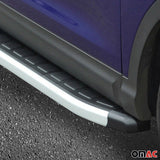 2011-2017 BMW X3 F25 Running Boards Side Steps Silver & Black