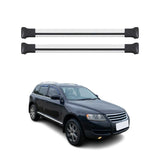 2004-2010 VW Touareg Roof Rack Cross Bars Silver