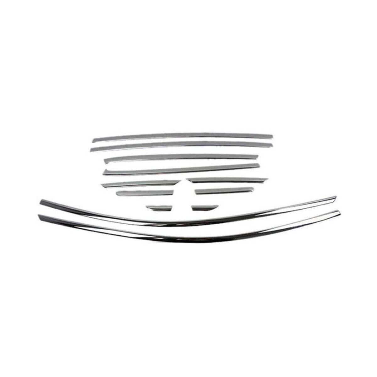 2013-2019 Ford Escape Window Molding Trim Streamer Stainless Steel Silver 12 Pcs